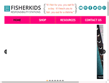 Tablet Screenshot of fisher-kids.com